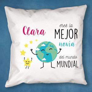 Cojín personalizado la mejor del mundo