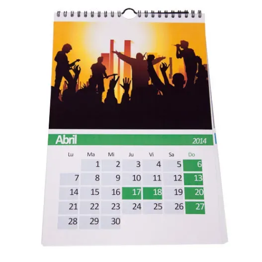 Calendario de pared Din A3 personalizado (Vista alternativa)