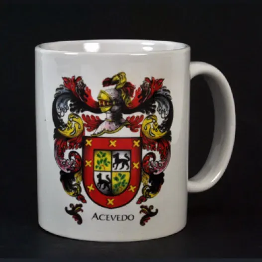 Taza con escudo her&aacute;ldico (Foto de catálogo)
