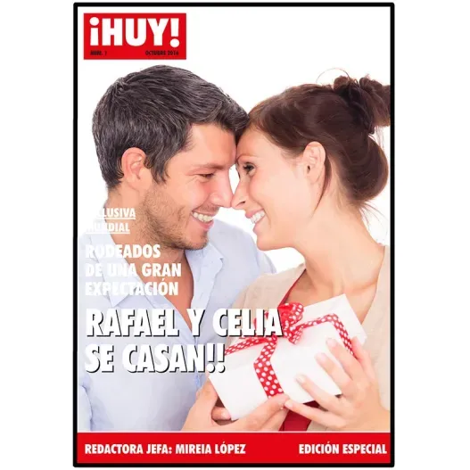 Falsa portada de revista especial boda (Vista alternativa)
