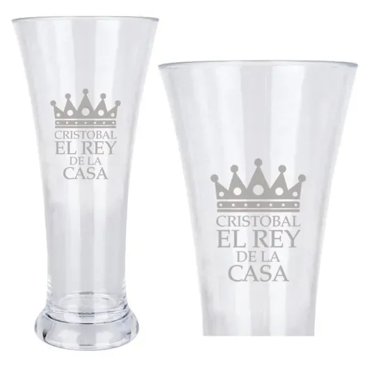 Copa de cerveza "El rey de la casa" (Foto de catálogo)