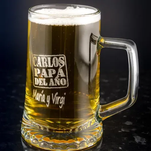 Jarra de cerveza para el padre del a&ntilde;o en estuche (Foto de catálogo)