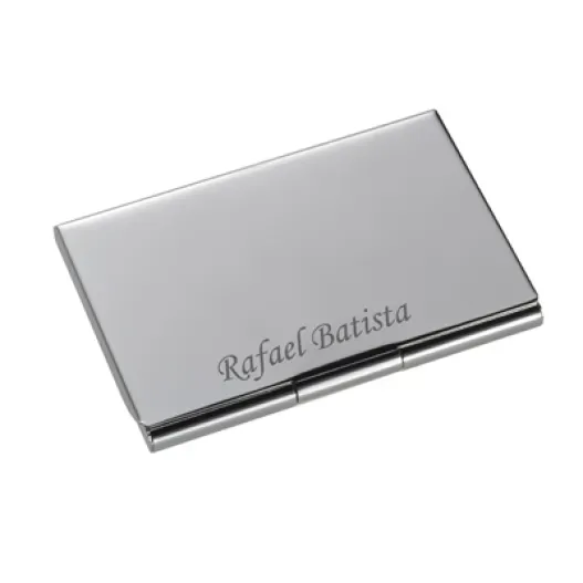 Porta tarjetas de visita grabado (Idea de regalo original)