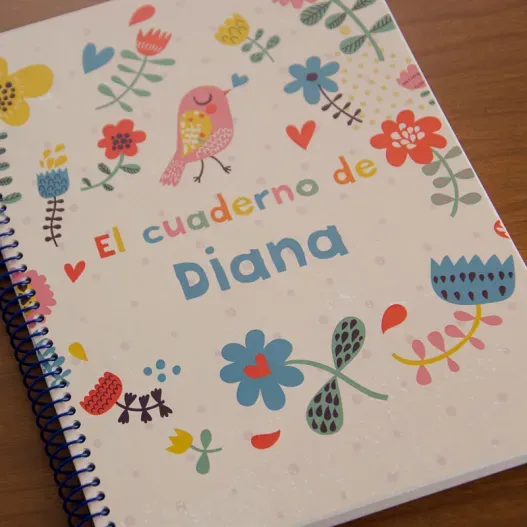 Cuaderno alegr&iacute;a personalizado (Vista alternativa)