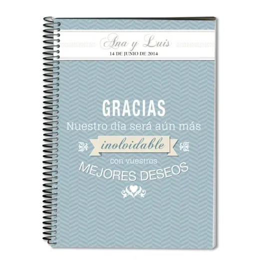 Cuaderno boda personalizado (Idea de regalo original)