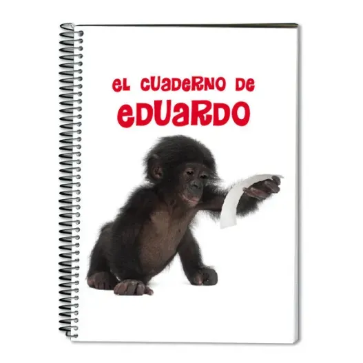 Cuaderno gorila lector (Vista alternativa)