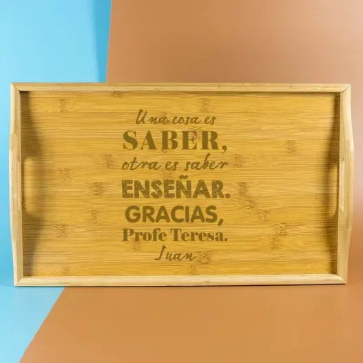 Bandeja personalizada 'Saber ense&ntilde;ar' (Vista alternativa)