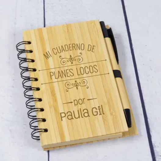 Bloc de notas divertido personalizado (Detalle de presentación)