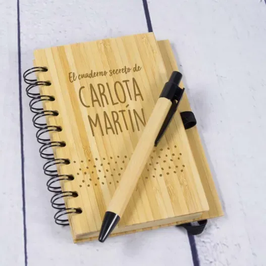Bloc de notas secreto personalizado (Idea de regalo original)