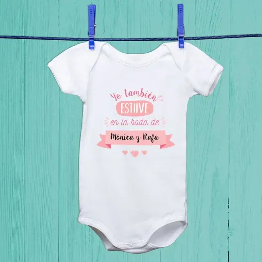 Body personalizado especial Boda (Idea de regalo original)
