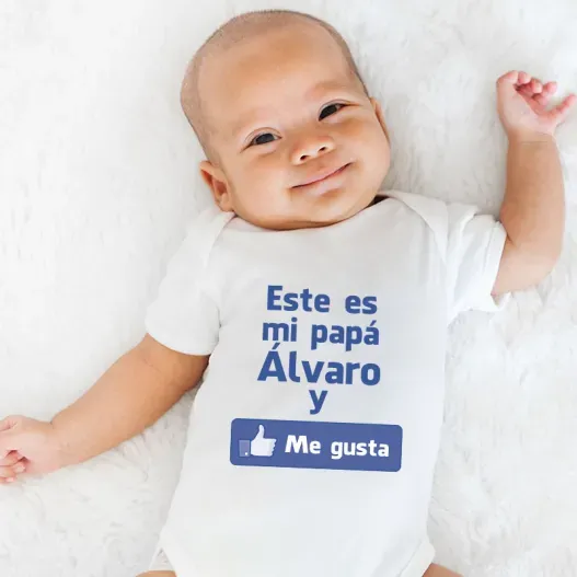 Body personalizado me gusta (Idea de regalo original)