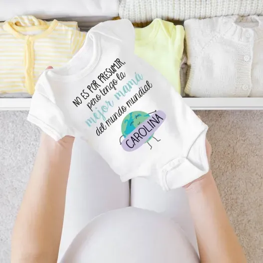 Body personalizado 'Mejor mam&aacute;' (Vista alternativa)