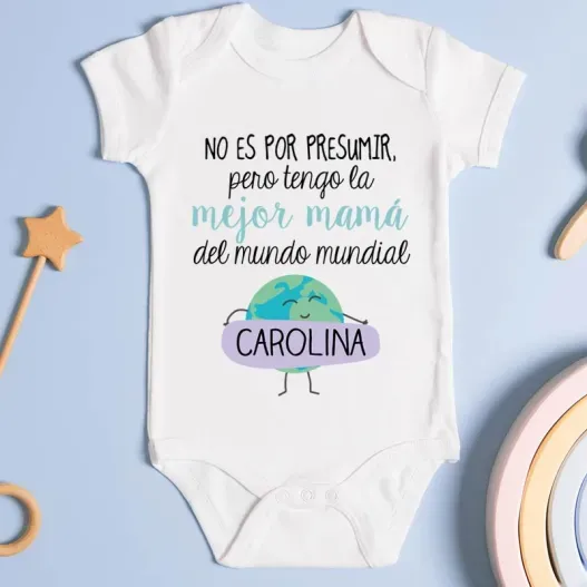 Body personalizado 'Mejor mam&aacute;' (Idea de regalo original)