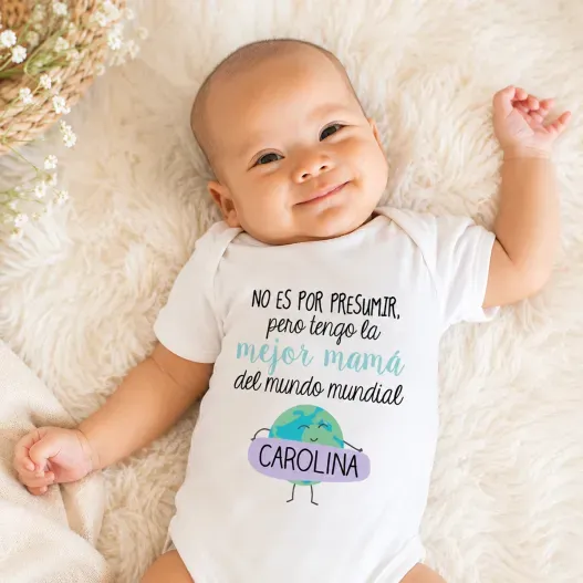 Body personalizado 'Mejor mam&aacute;'