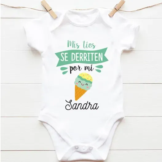 Body personalizado mol&oacute;n 'Se derriten' (Vista alternativa)