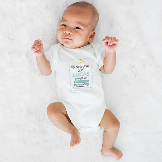 Body personalizado 'Vengo sin instrucciones' (Idea de regalo original)