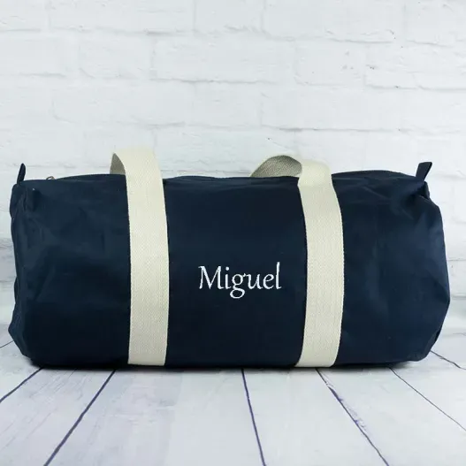 Bolsa de deporte BIO bordada (Vista alternativa)