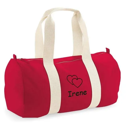 Bolsa de deporte BIO bordada con motivo (Idea de regalo original)
