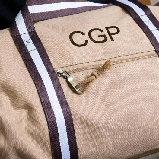Bolsa de viaje vintage personalizada (Foto de catálogo)