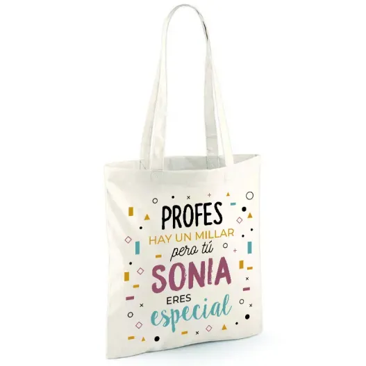 Bolsa tote BIO personalizada para Fin de Curso (Idea de regalo original)