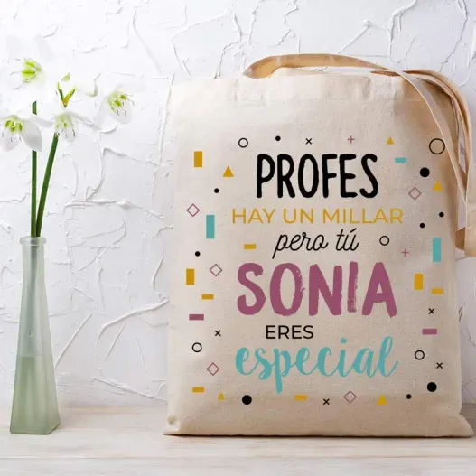 Bolsa tote BIO personalizada para Fin de Curso (Vista alternativa)