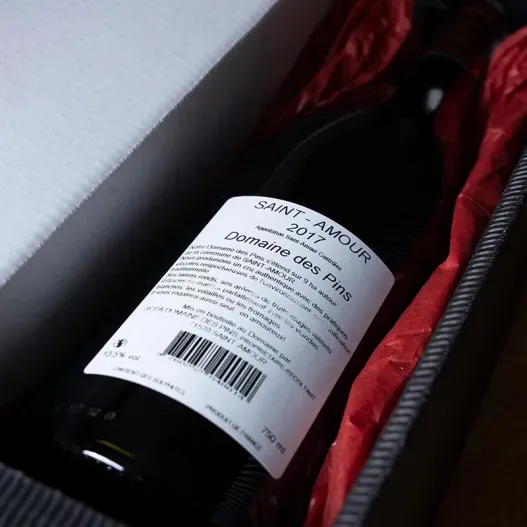Botella de vino personalizada con tu foto (Foto de catálogo)