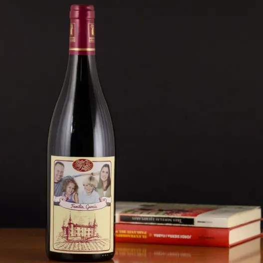 Botella de vino elegante (Idea de regalo original)