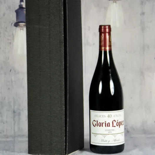 Botella de vino para 40 cumplea&ntilde;os (Idea de regalo original)