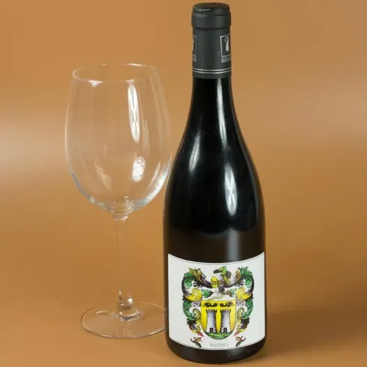 Botella de vino personalizada con escudo (Vista alternativa)
