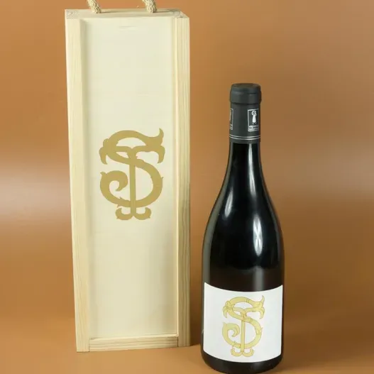 Botella de vino personalizada con Monograma (Vista alternativa)