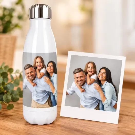 Botella personalizada con foto (Idea de regalo original)