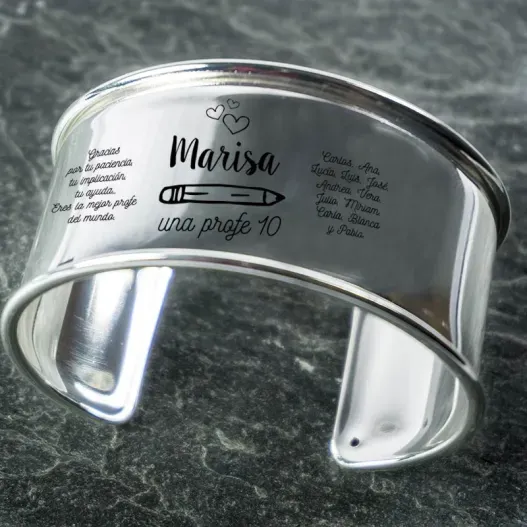 Brazalete personalizado 'Una profe 10' (Vista alternativa)