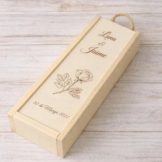 Caja botella de vino para enamorados (Vista alternativa)
