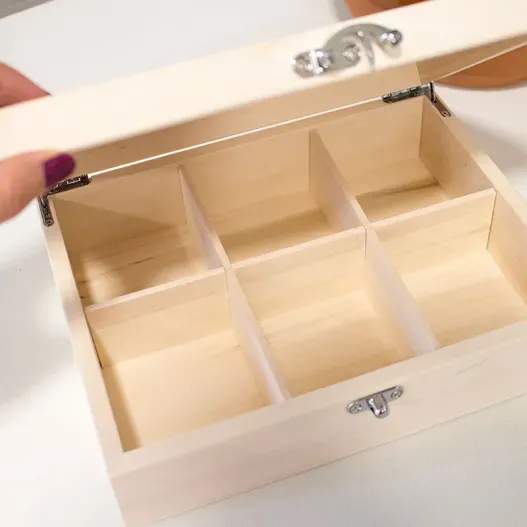 Caja de infusiones personalizada 'Unidos' (Detalle de presentación)