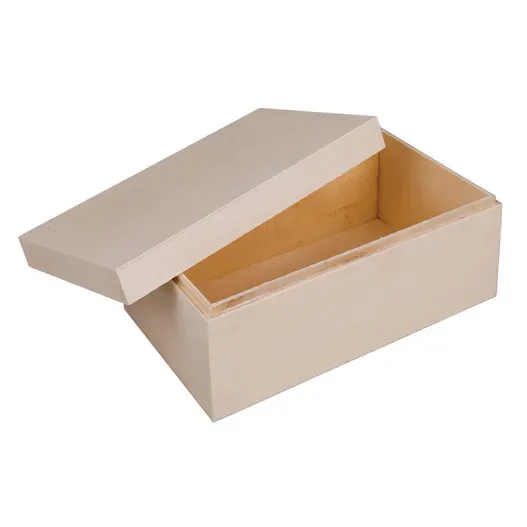 Caja de madera con tapa (Vista alternativa)