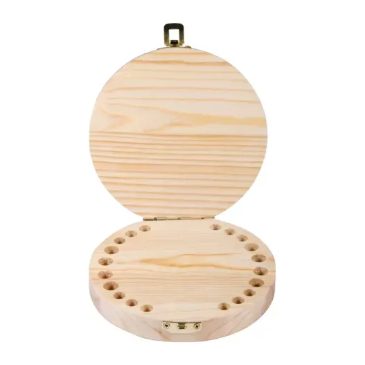 Caja de madera para dientes de leche con foto (Vista alternativa)