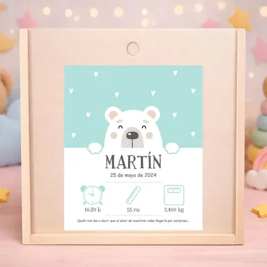 Caja de madera personalizada infantil (Vista alternativa)