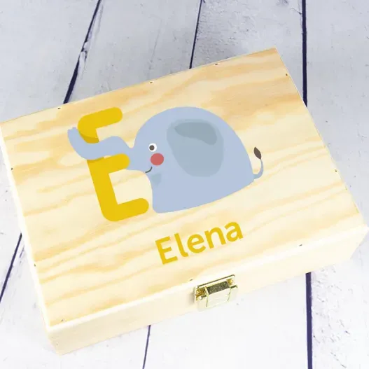 Cubiertos personalizados 'alfabeto animal' (Vista alternativa)