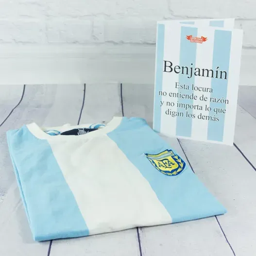 Camiseta Argentina con tarjeta personalizada (Vista alternativa)