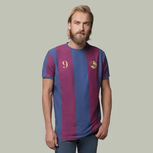 Camiseta Blaugrana con tarjeta personalizada (Detalle de presentación)