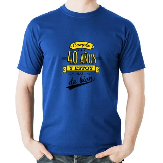 Camiseta cumplea&ntilde;os personalizada (Idea de regalo original)
