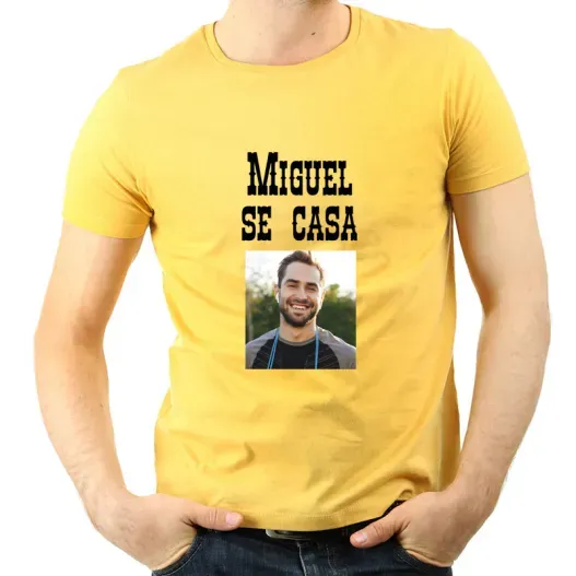 Camiseta despedida soltero personalizada (Foto de catálogo)