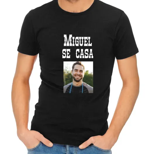 Camiseta despedida soltero personalizada