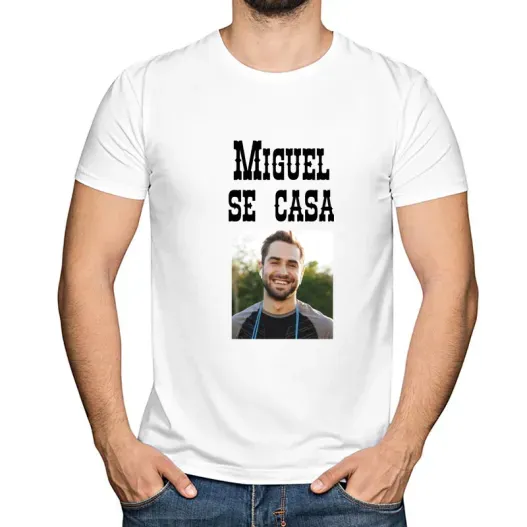 Camiseta despedida soltero personalizada (Vista alternativa)