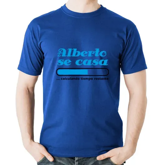 Camiseta divertida despedida de soltero (Detalle de presentación)