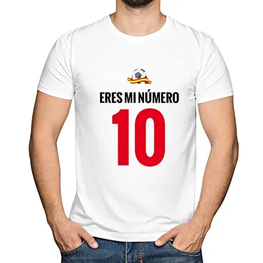 Camiseta Divertida Eres mi n&uacute;mero 10 (Vista alternativa)