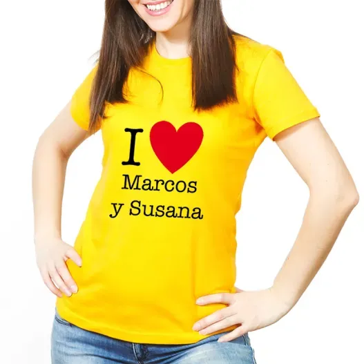 Camiseta LOVE personalizada (Idea de regalo original)