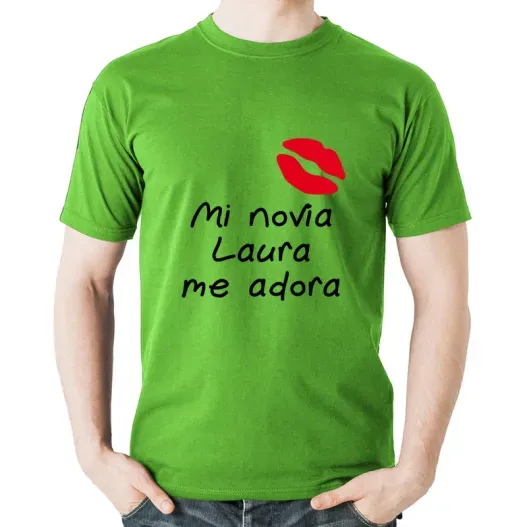 Camiseta mi novia me adora personalizada (Vista alternativa)