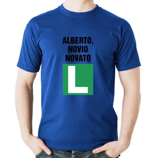 Camiseta novio novato personalizada (Idea de regalo original)