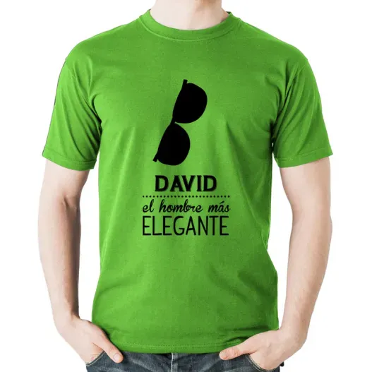 Camiseta para el hombre m&aacute;s elegante (Detalle de presentación)